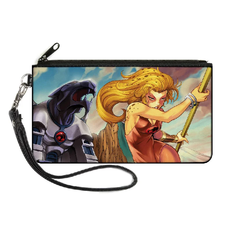 Canvas Zipper Wallet - LARGE - Thundercats Cheetara Cats Lair Action Pose Designer Bags At Lower Prices