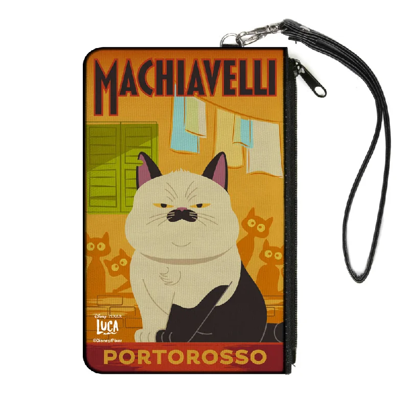 Canvas Zipper Wallet - SMALL - Luca MACHIAVELLI Pose PORTOROSSO Trendy And Timeless Handbags Now On Sale