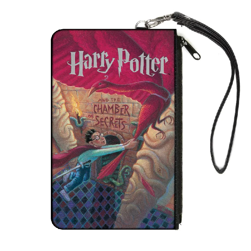 Canvas Zipper Wallet - SMALL - Harry Potter and the Chamber of Secrets Book Cover Drawing Must-Have Bags At Irresistible Discounts Canvas Zipper Wallet - SMALL - Harry Potter and the Chamber of Secrets Book Cover Drawing Must-Have Bags At Irresistible Discounts
