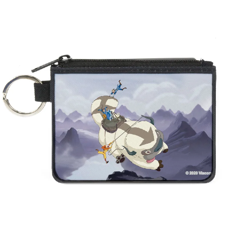 Canvas Zipper Wallet - MINI X-SMALL - Avatar the Last Airbender Appa Carrying 4-Character Group Scene Over Mountains Grays Limited-Time Sale On Trendy Handbags – Don't Miss Out Canvas Zipper Wallet - MINI X-SMALL - Avatar the Last Airbender Appa Carrying 4-Character Group Scene Over Mountains Grays Limited-Time Sale On Trendy Handbags – Don't Miss Out