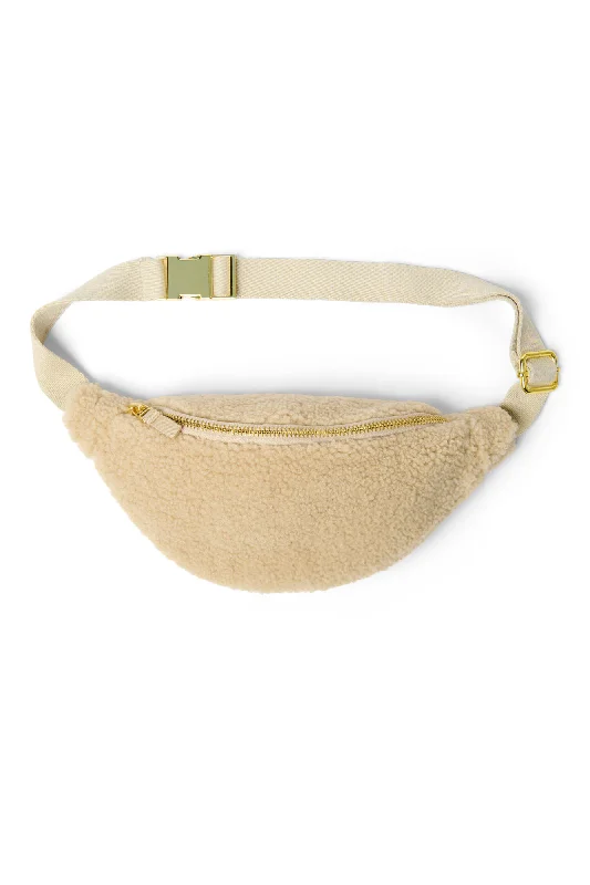Ecru Teddy Mini Fanny Pack Unmissable Deals On Everyday Handbags