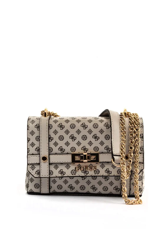 Guess Emilee 4G Logo Mini Crossbody Bag, Stone Luxury Handbags At Budget-Friendly Rates Guess Emilee 4G Logo Mini Crossbody Bag, Stone Luxury Handbags At Budget-Friendly Rates