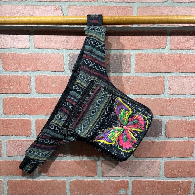 Fanny Pack - Butterfly Cotton - Assorted Affordable Elegance With High-Quality Bags
