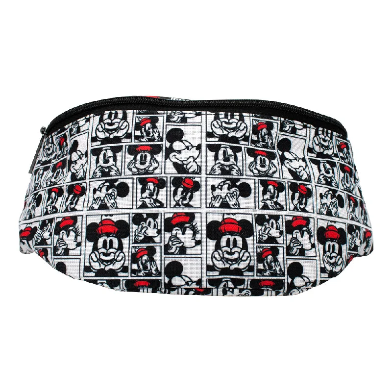 Fanny Pack - Mickey and Minnie Expression Blocks White Black Red Carry Elegance For Less – Best Bag Deals Here Fanny Pack - Mickey and Minnie Expression Blocks White Black Red Carry Elegance For Less – Best Bag Deals Here