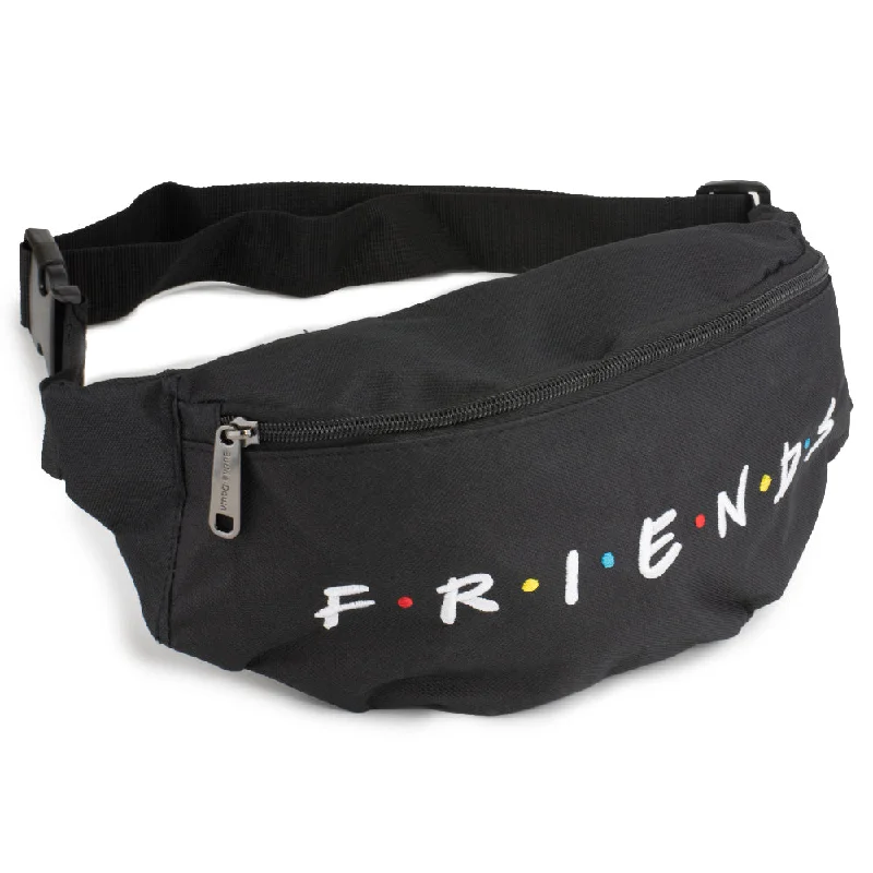 Fanny Pack - FRIENDS Logo Black White Multi Color Chic And Affordable Bags – Grab Yours Today Fanny Pack - FRIENDS Logo Black White Multi Color Chic And Affordable Bags – Grab Yours Today