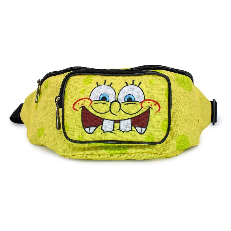 Fanny Pack - SpongeBob SquarePants Nervous Smile Face Flash Sale On Designer Bags