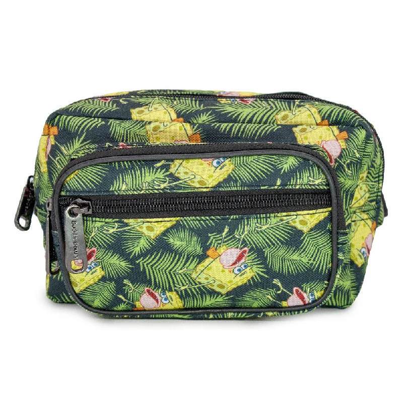 Fanny Pack - Primitive SpongeBob Pose Palm Leaves Black Green Timeless Handbags Now At Special Discounts Fanny Pack - Primitive SpongeBob Pose Palm Leaves Black Green Timeless Handbags Now At Special Discounts