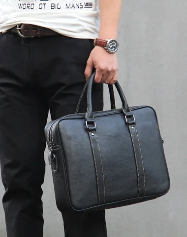 Leather Mens Black Briefcase Shoulder Bag Handbag Laptop Bag Business Bag for Men Handbag Deals For Every Occasion Leather Mens Black Briefcase Shoulder Bag Handbag Laptop Bag Business Bag for Men Handbag Deals For Every Occasion