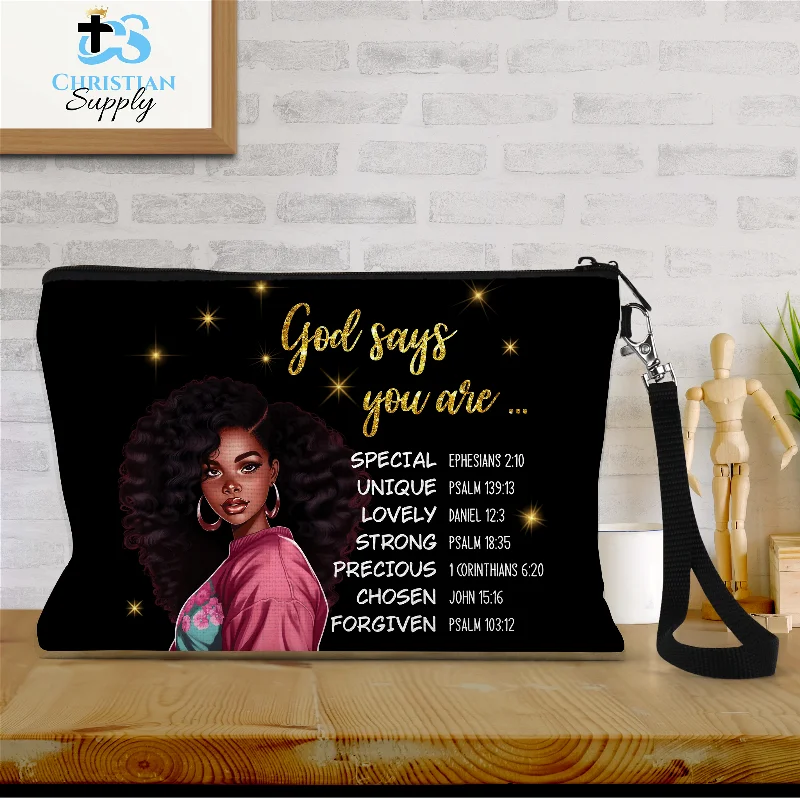 God Says You Are Wristlet Chic Crossbody Bags, Limited Offers