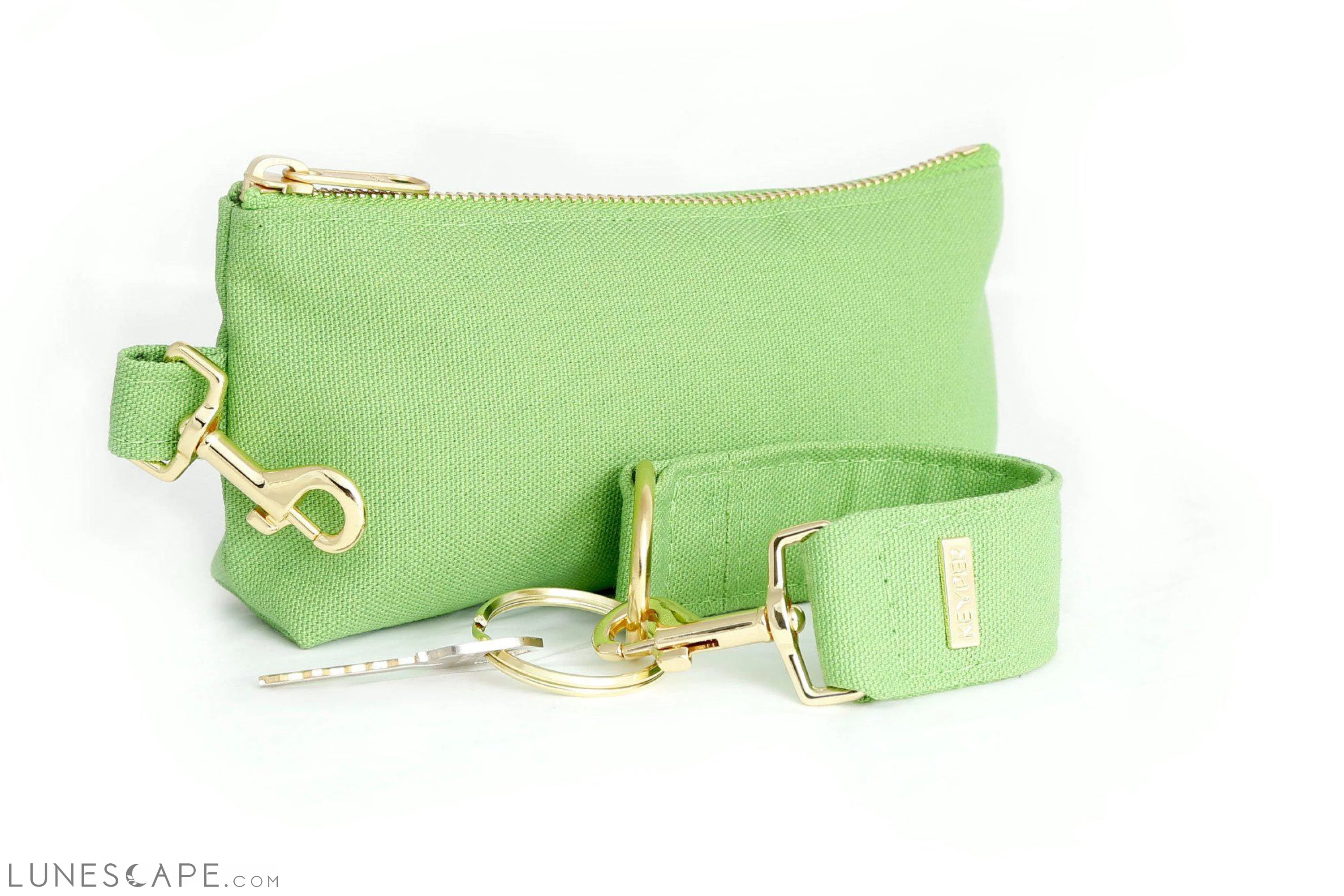 Green CANVAS 2-Piece WRISTLET SET Classic And Modern Handbags Now More Affordable