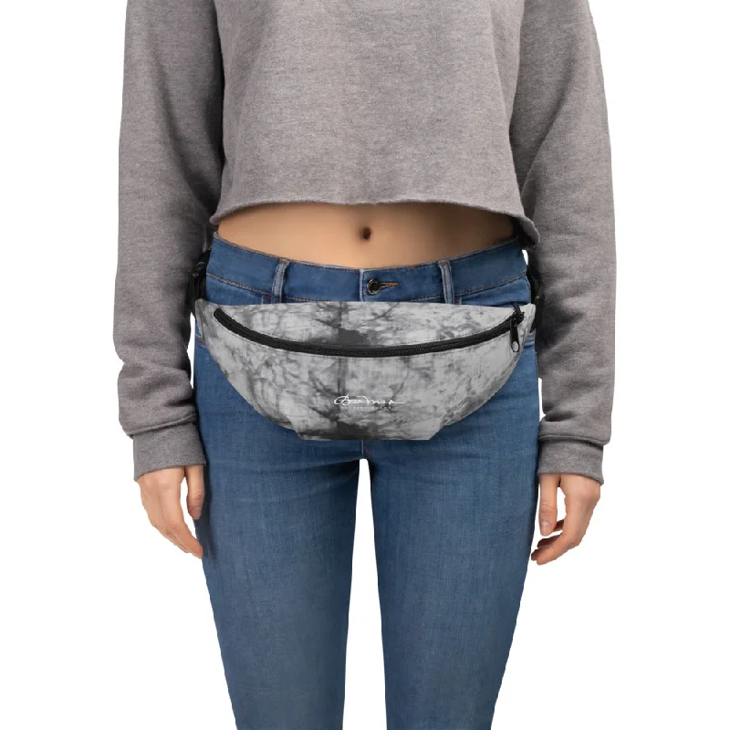 Grey Tie Dye Fanny Pack Iconic Handbags At Unbeatable Prices