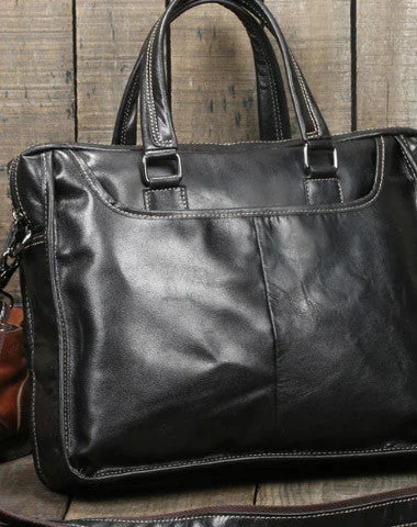 Cool Black Leather mens Briefcases Shoulder Laptop Briefcase Shoulder bag Must-Have Bags At Irresistible Discounts Cool Black Leather mens Briefcases Shoulder Laptop Briefcase Shoulder bag Must-Have Bags At Irresistible Discounts