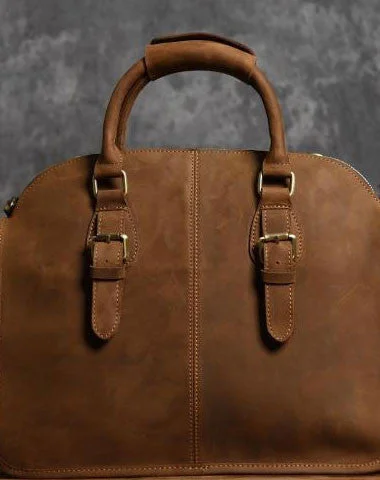 Handmade Cool leather mens Shoulder Briefcases vintage laptop Briefcase Business Briefcase Trendy Purses At Exclusive Promotional Rates