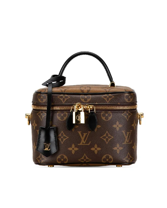 Monogram Canvas and Leather Satchel with Braided Strap Classic Totes At Unbeatable Deals
