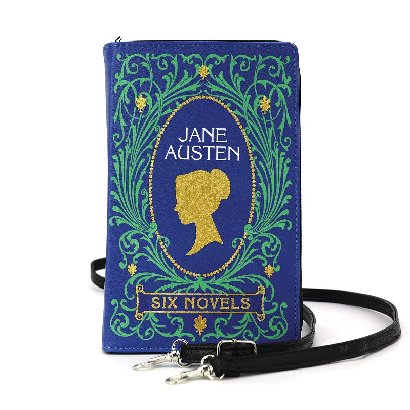 Jane Austen Novels Book Clutch Bag Trendy Handbags At Limited-Time Discounts