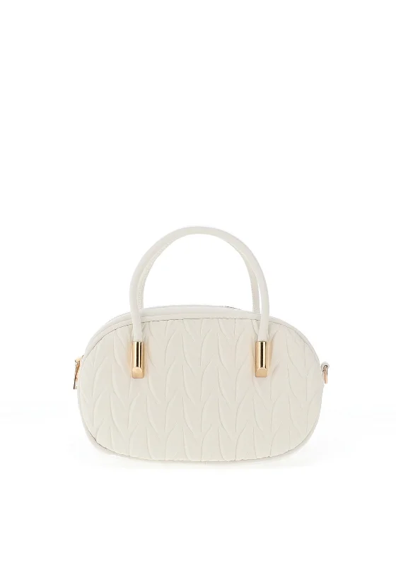 Zen Collection Woven Print Quilted Mini Grab Bag, White Everyday Handbags At Wallet-Friendly Prices Zen Collection Woven Print Quilted Mini Grab Bag, White Everyday Handbags At Wallet-Friendly Prices