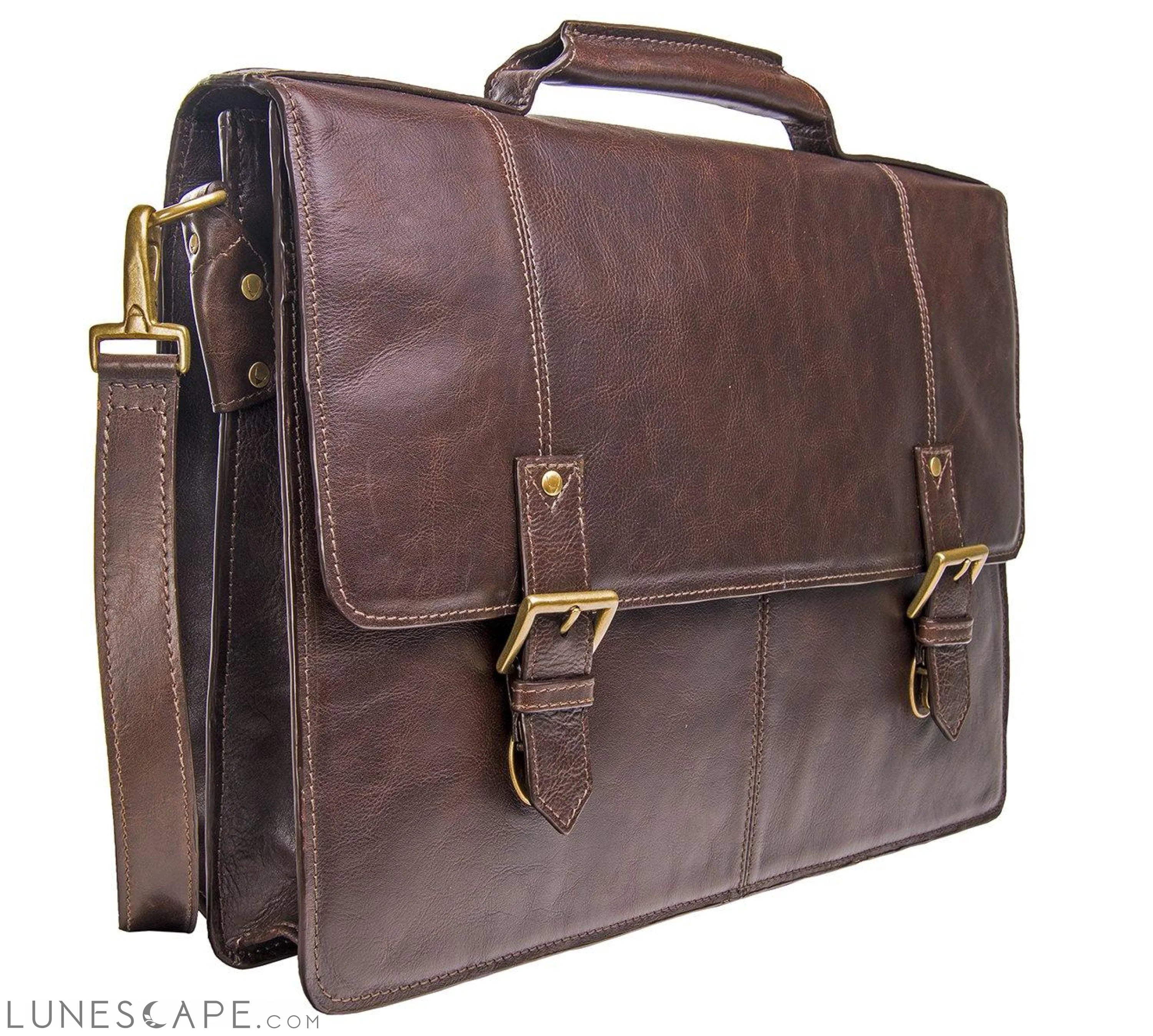 Large Double Gusset Leather 17" Laptop Compatible Briefcase Work Bag Huge Handbag Markdowns – Update Your Collection Now Large Double Gusset Leather 17" Laptop Compatible Briefcase Work Bag Huge Handbag Markdowns – Update Your Collection Now