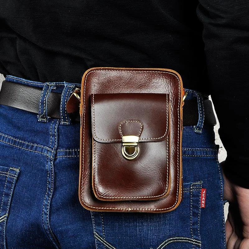 Leather Belt Pouch Mens Waist Bag Shoulder Bag for Men Fashionable Bags With Special Seasonal Offers Leather Belt Pouch Mens Waist Bag Shoulder Bag for Men Fashionable Bags With Special Seasonal Offers