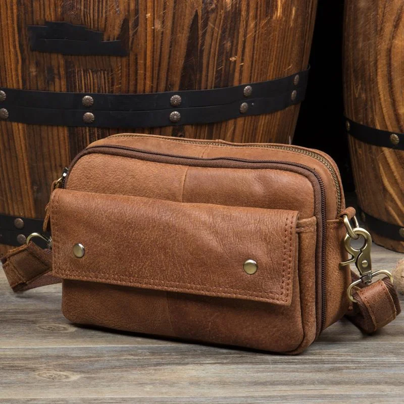 Leather Belt Pouch Mens Waist Bag Shoulder Bag for Men Handbag Deals For Every Occasion