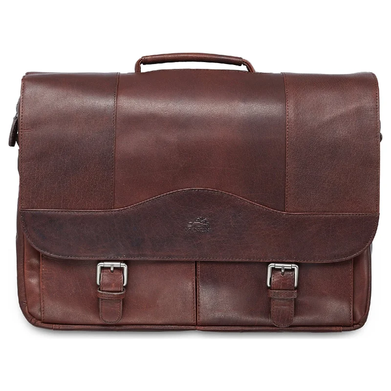 Mancini Buffalo Porthole Briefcase for 15.6'' Laptop / Tablet Carry Elegance For Less Mancini Buffalo Porthole Briefcase for 15.6'' Laptop / Tablet Carry Elegance For Less