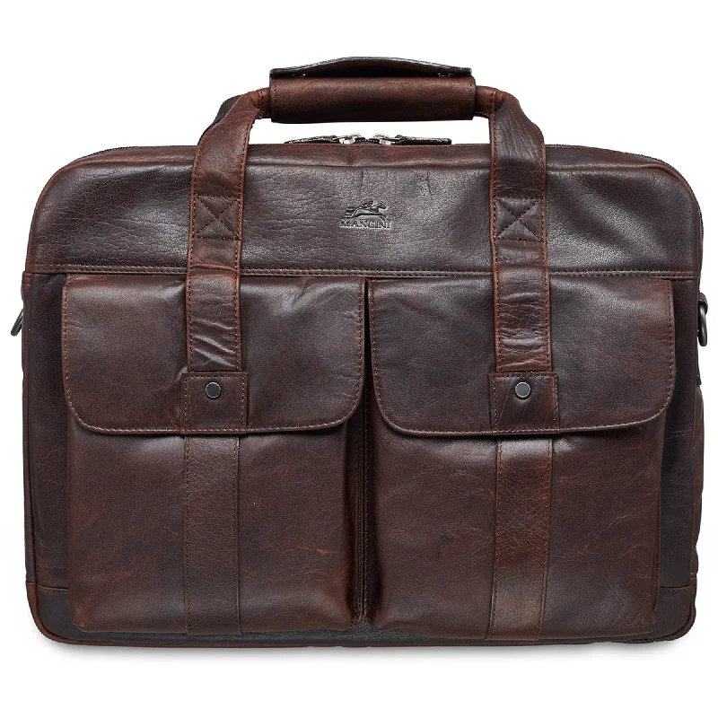 Mancini Buffalo Double Compartment Briefcase for 15.6'' Laptop / Tablet Affordable Elegance, Grab Yours Now Mancini Buffalo Double Compartment Briefcase for 15.6'' Laptop / Tablet Affordable Elegance, Grab Yours Now