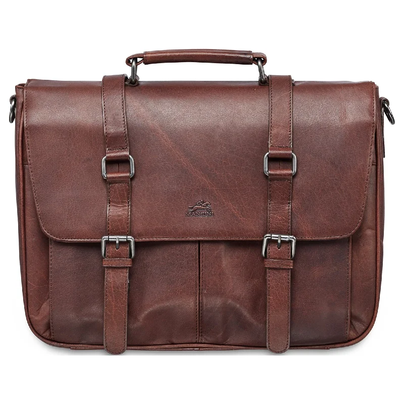 Mancini Buffalo Single Compartment Briefcase for 15'' Laptop Timeless Handbags, Flash Sale Mancini Buffalo Single Compartment Briefcase for 15'' Laptop Timeless Handbags, Flash Sale