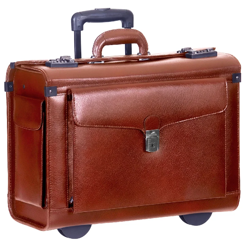 Mancini BUSINESS Collection Deluxe Leather Wheeled Catalog Case Fashion Bags, Huge Savings Mancini BUSINESS Collection Deluxe Leather Wheeled Catalog Case Fashion Bags, Huge Savings