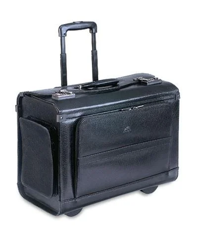 Mancini BUSINESS Collection Wheeled Catalog Case Handbag Deals You'll Love