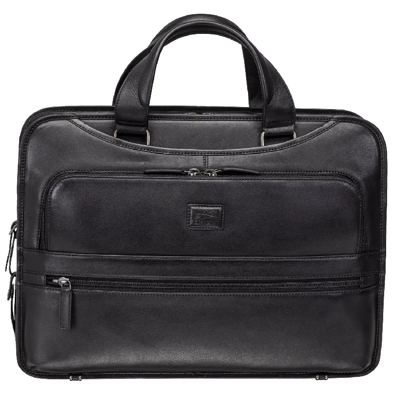 Mancini MILAN Triple Compartment Briefcase for 15.6” Laptop / Tablet Luxury Handbags At Budget-Friendly Rates