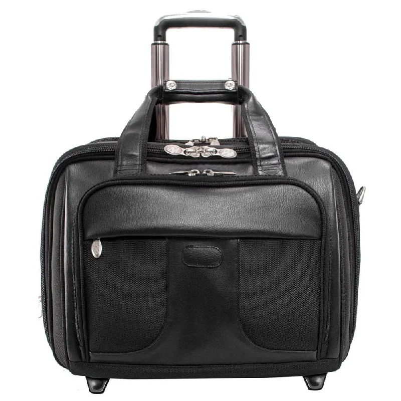 McKlein USA Chicago 17" Nylon Patented Detachable -Wheeled Laptop Overnight with Removable Briefcase The Ultimate Sale On Must-Have Handbags McKlein USA Chicago 17" Nylon Patented Detachable -Wheeled Laptop Overnight with Removable Briefcase The Ultimate Sale On Must-Have Handbags