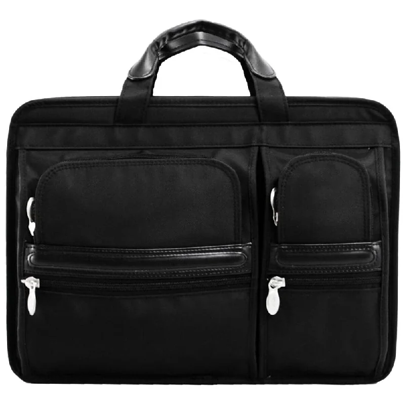 McKlein USA Hubbard 15" Nylon Double Compartment Laptop Briefcase Chic Bags, Shop Now & Save McKlein USA Hubbard 15" Nylon Double Compartment Laptop Briefcase Chic Bags, Shop Now & Save