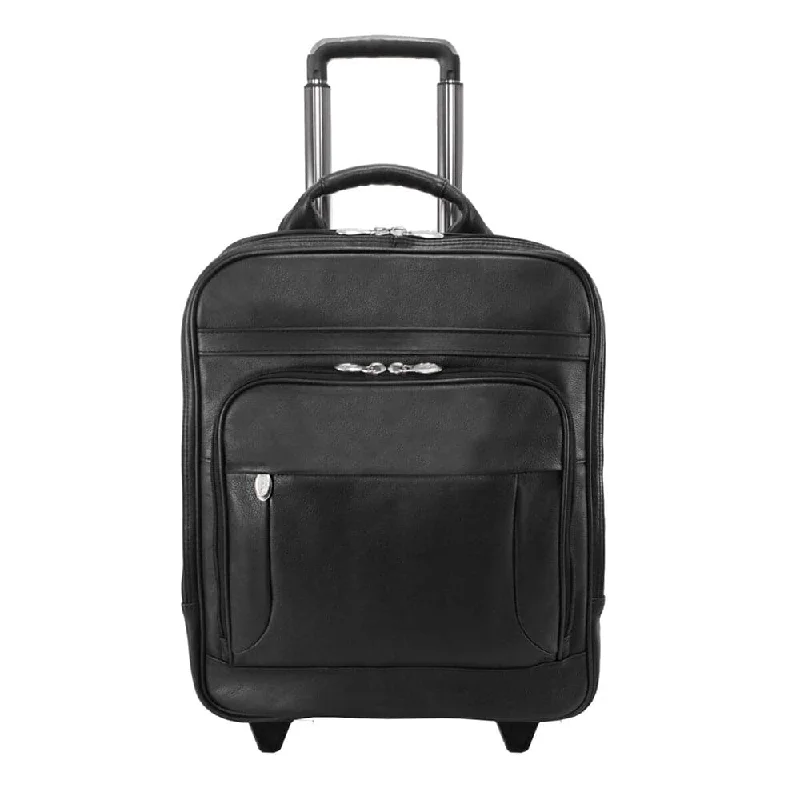 McKlein USA Wicker Park 17" Leather Patented Detachable -Wheeled Three-Way Laptop Backpack Briefcase Premium Handbags At Budget-Friendly Prices McKlein USA Wicker Park 17" Leather Patented Detachable -Wheeled Three-Way Laptop Backpack Briefcase Premium Handbags At Budget-Friendly Prices