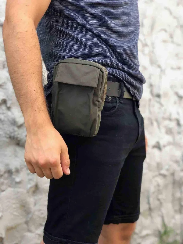 Minimalist Slim Waxed Canvas Belt Bag, Unisex Cross Body Bag | Aris Bags Fashion Bags, Limited Offer Minimalist Slim Waxed Canvas Belt Bag, Unisex Cross Body Bag | Aris Bags Fashion Bags, Limited Offer