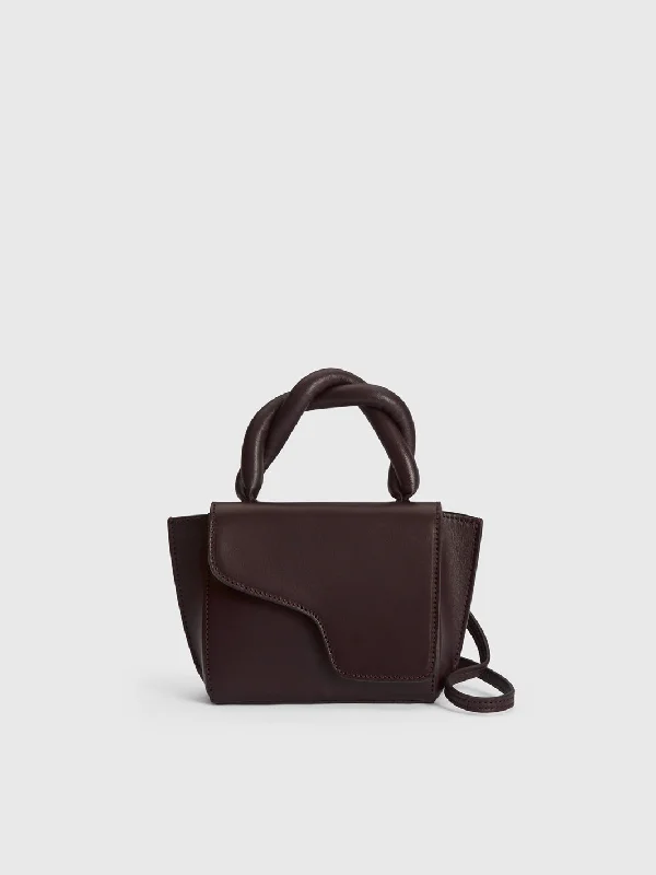 Montalbano Walnut Leather/Nappa Mini handbag Exclusive Discounts On Stylish Handbags Montalbano Walnut Leather/Nappa Mini handbag Exclusive Discounts On Stylish Handbags