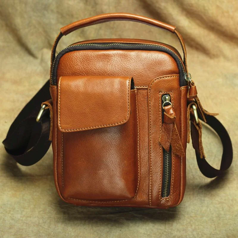Brown Leather Men's Vertical Messenger Bag Side Bag Tablet Bag For Men Must-Have Bags, Big Discounts Brown Leather Men's Vertical Messenger Bag Side Bag Tablet Bag For Men Must-Have Bags, Big Discounts
