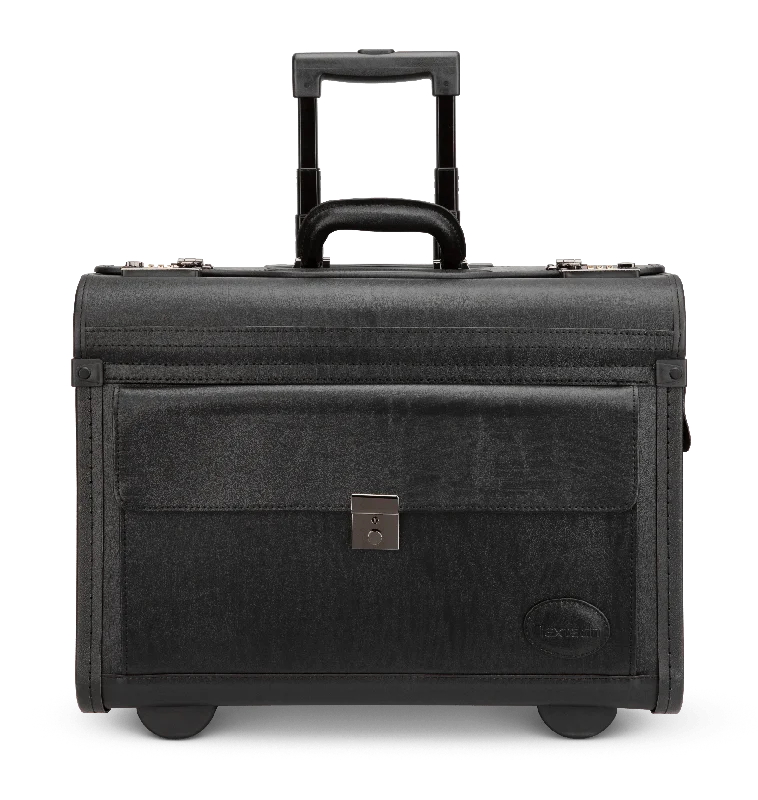 Nextech Faux-Leather Rolling Catalog Case Stylish Totes With Special Discounts