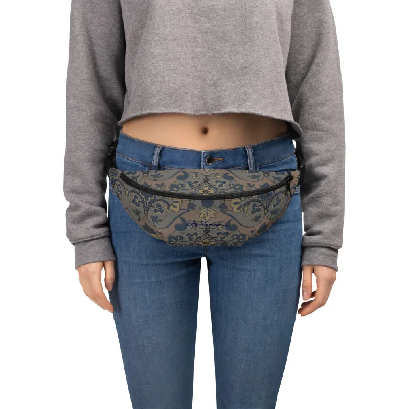 Not Quite Paisley On Light Brown Fanny Pack Statement Bags With Exclusive Savings