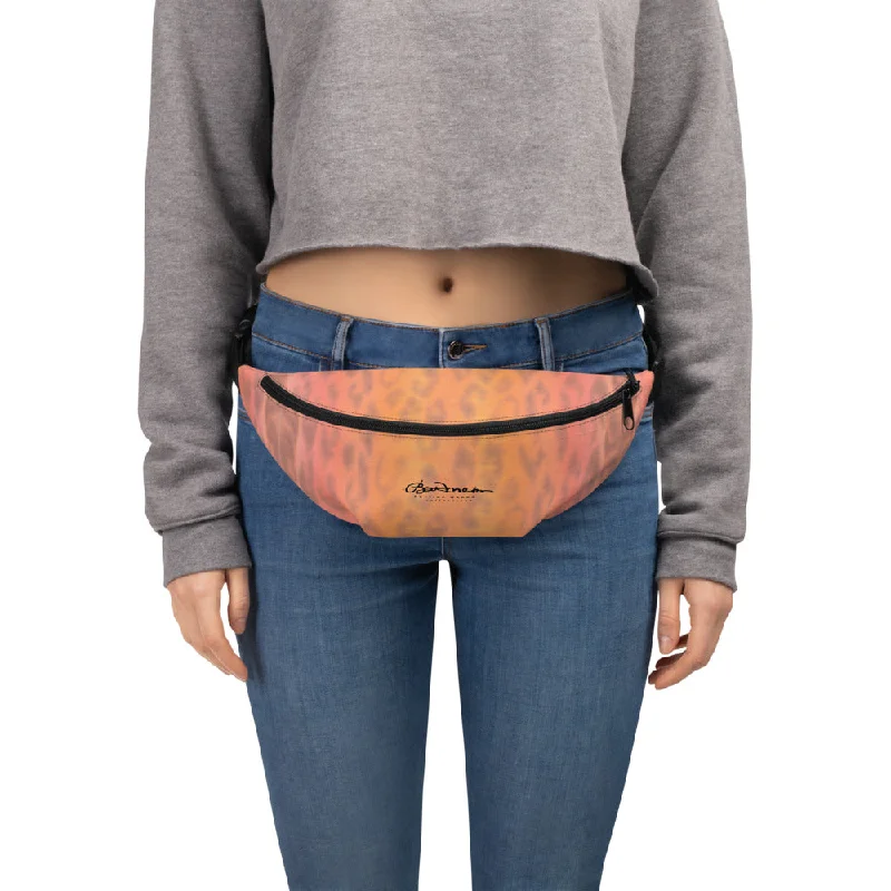 Ombre Leopard Fanny Pack Premium Quality Bags, Budget Prices
