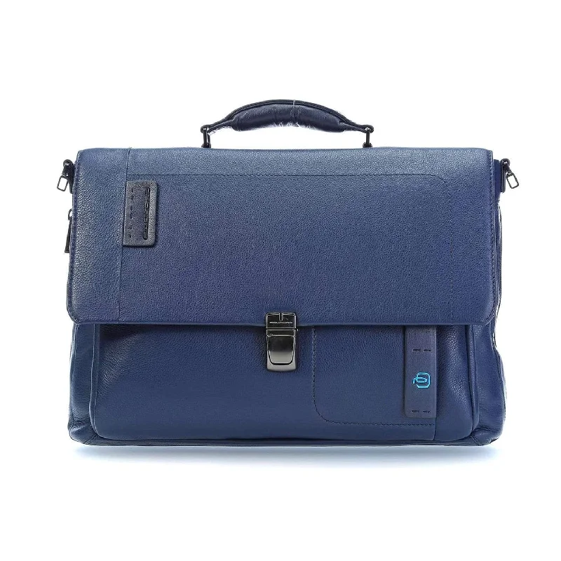 Piquadro Flap Over Expandable Briefcase- Black - CA3111P15/N High-Fashion Handbags At Reduced Costs Piquadro Flap Over Expandable Briefcase- Black - CA3111P15/N High-Fashion Handbags At Reduced Costs
