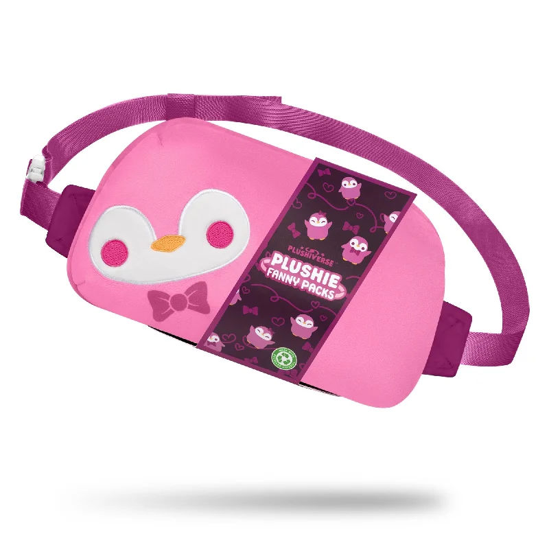 Plushiverse Dapper Penguin Plushie Fanny Pack Premium Handbags At Unbeatable Markdowns