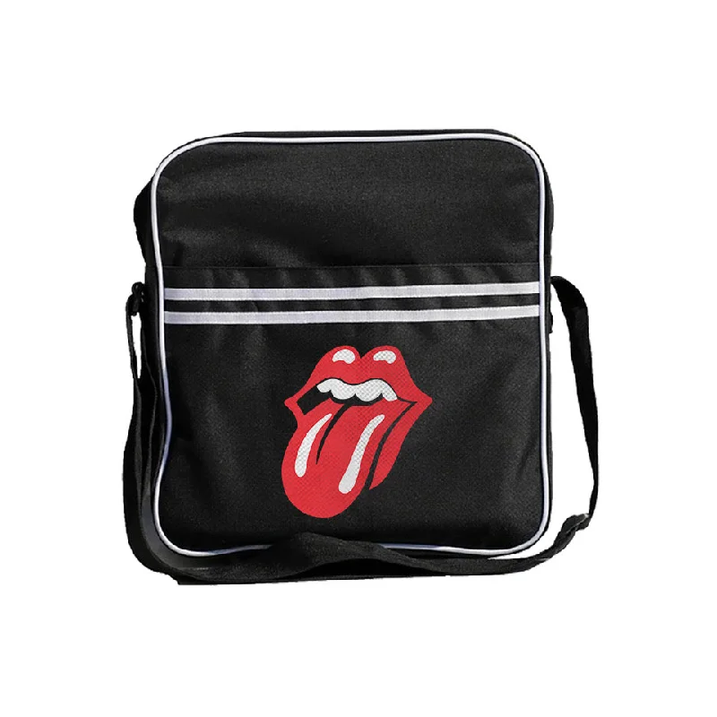 Rocksax The Rolling Stones Zip Top Messenger Record Bag - Classic Tongue High-Fashion Handbags At Reduced Costs