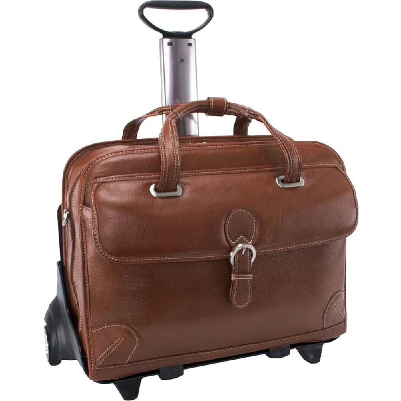 McKlein USA Carugetto 15" Leather Patented Detachable -Wheeled Laptop Briefcase Your Perfect Bag At The Perfect Price McKlein USA Carugetto 15" Leather Patented Detachable -Wheeled Laptop Briefcase Your Perfect Bag At The Perfect Price