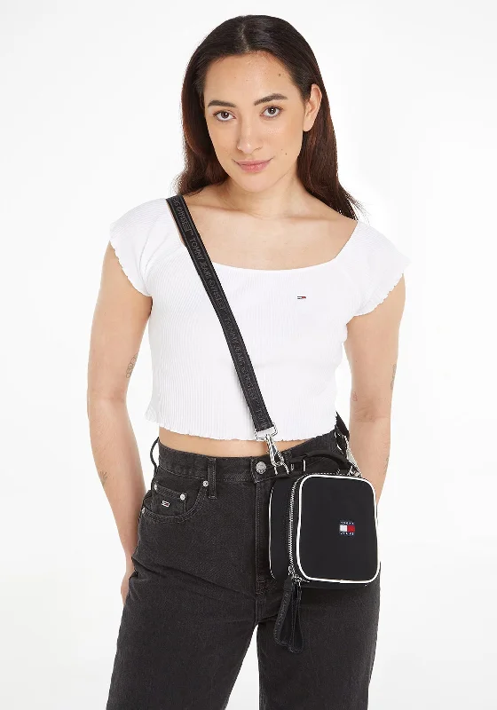 Tommy Jeans Heritage Crossbody Camera Bag, Black Affordable Luxury With Top-Quality Handbags Tommy Jeans Heritage Crossbody Camera Bag, Black Affordable Luxury With Top-Quality Handbags