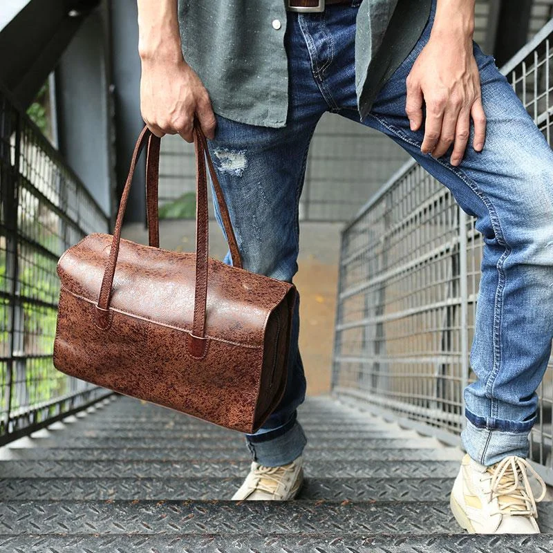 Vintage Leather Cool Mens Handbag Shoulder Bag for men Must-Have Bags With Big Savings