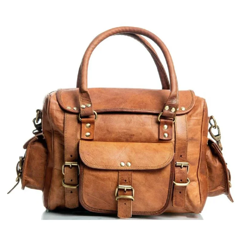 Walker Leather Office Travel Bag Unmissable Deals On Trendy Handbags