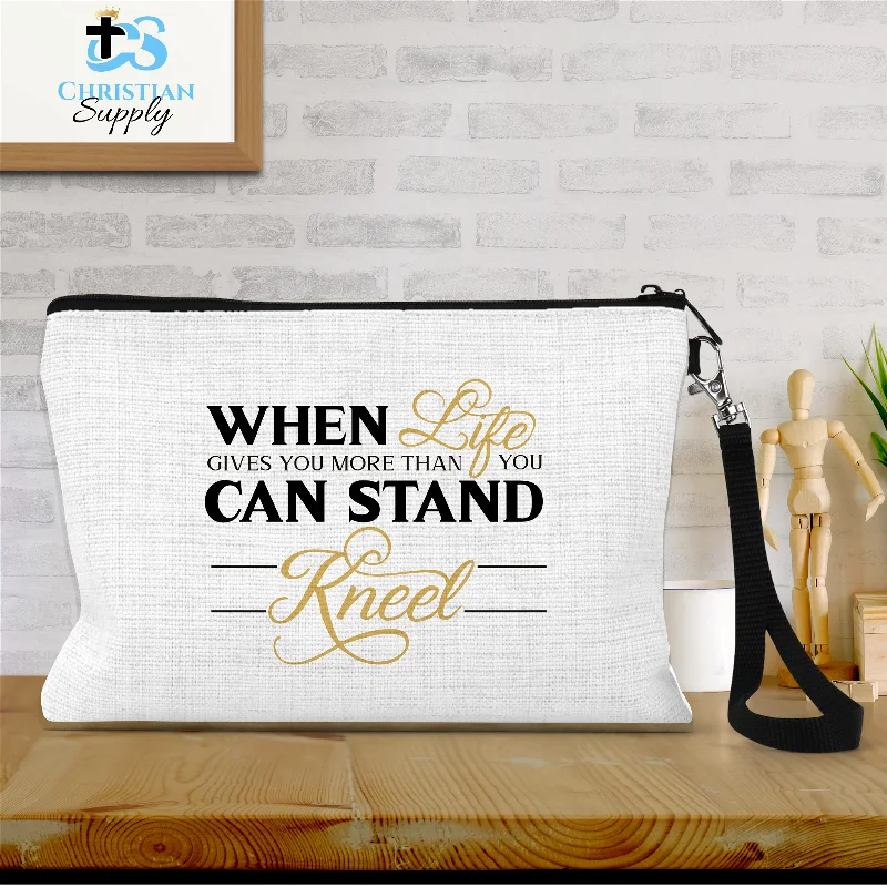 When Life Gives You More than You Can Stand Kneel Wristlet The Best Handbag Offers Are Here