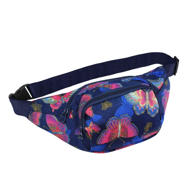 World Traveler Butterfly Fashion Prints Fanny Pack Waist Pack - Grab Stylish Bags Before They're Gone