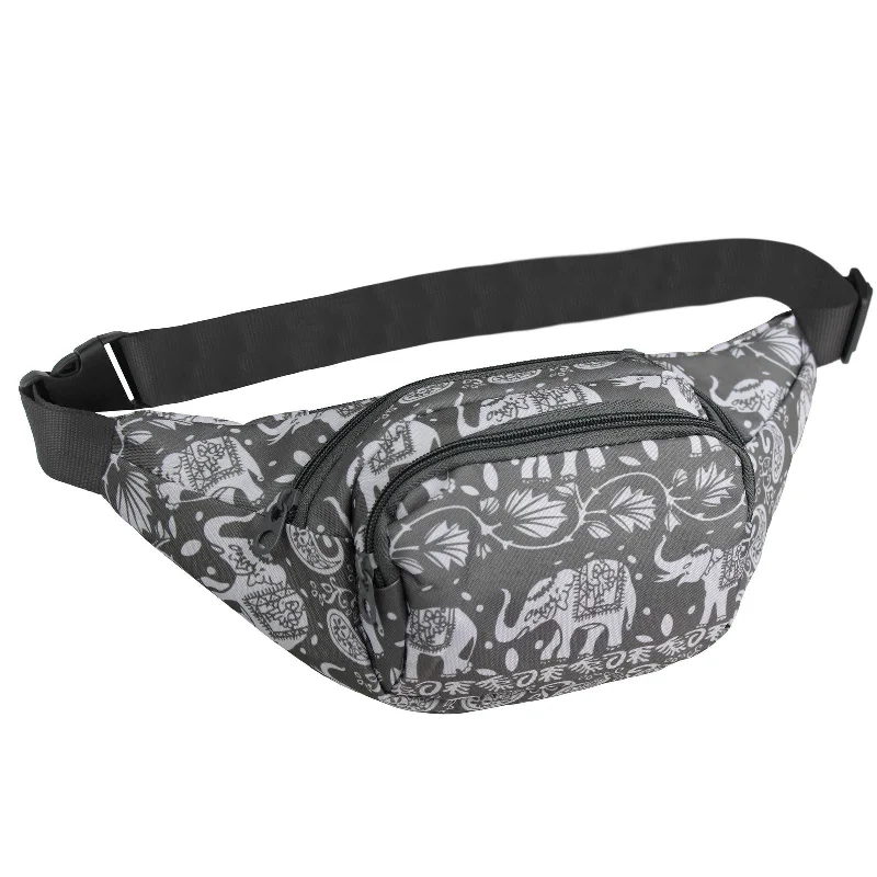 World Traveler Elephant Fashion Prints Fanny Pack Waist Pack - Fashionable Bags At Must-Have Prices