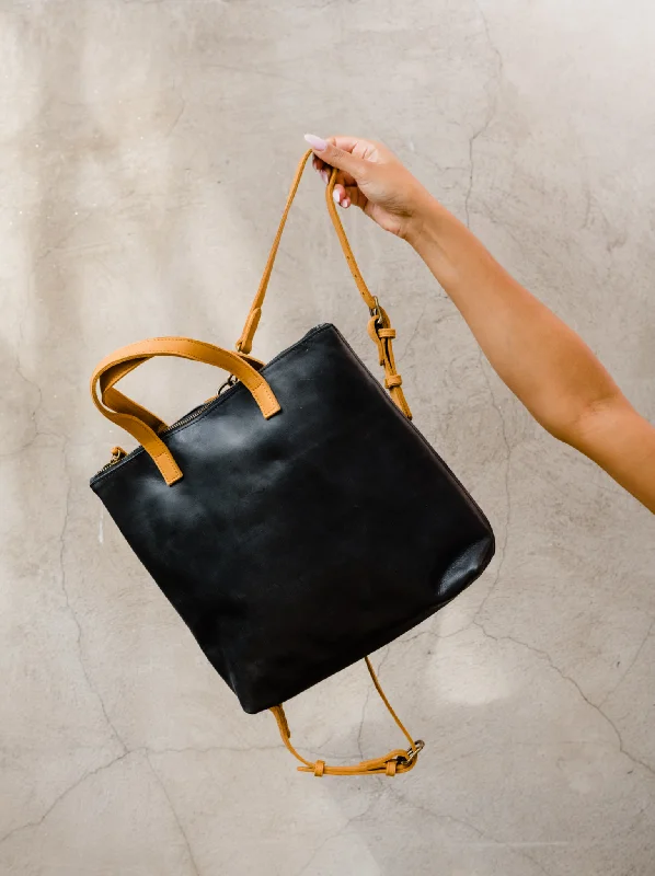 Black/Cognac