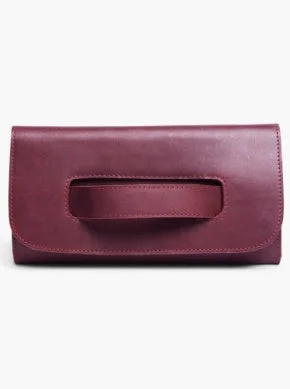 Able Mare Clutch - Dark Cherry Your Perfect Bag At The Perfect Price